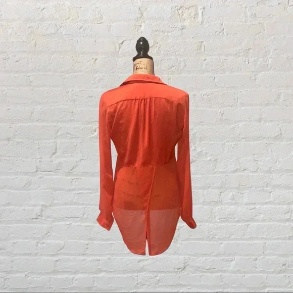 Free People Button Down Blouse - Sheer - Picture 5 of 6